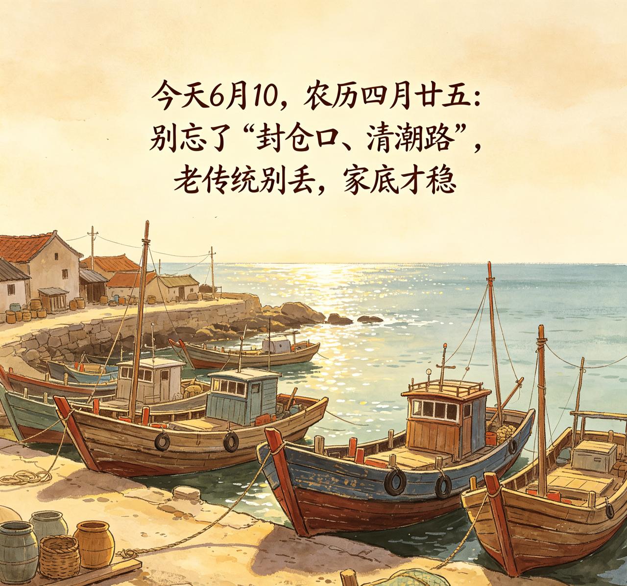 【6月10日｜农历四月廿五｜芒种后第五天：今天不折腾大仪式，就干两件“笨事”最保