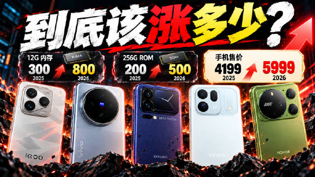 今年手机涨价多少才算合理？我把各家的成本拆开算了一遍 #手机涨价##iqoo##小米##oppo##