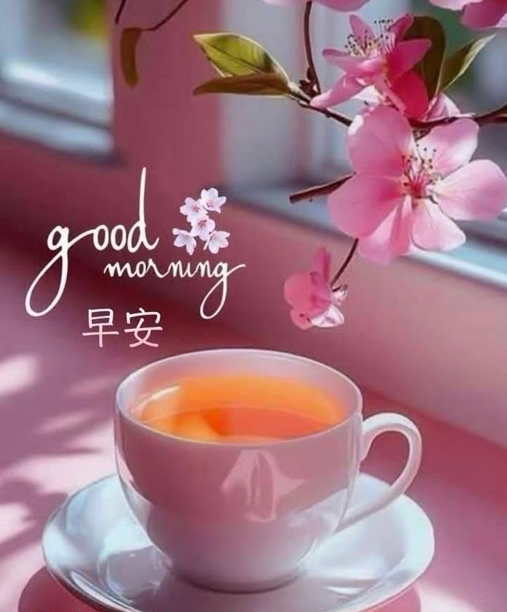 晨雾漫过山峦，清露凝于伞叶。心守一份宁静，不争不扰，万事随缘。早安，愿你今日也如
