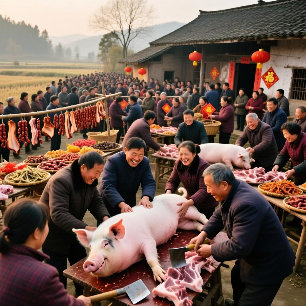 重庆合川上千人赶来帮忙“杀年猪”

年味渐浓知之乎，
合川千人杀年猪。
熙熙而来