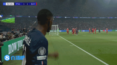 巴黎反超比分，内维斯的进球巴黎2-1拜仁 