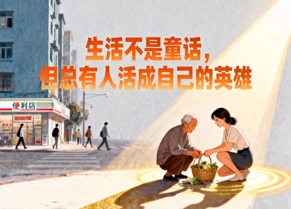 生活不是童话，但总有人活成自己的英雄

猫馋鱼却怕水，鱼爱蚯蚓却上不了岸——你看