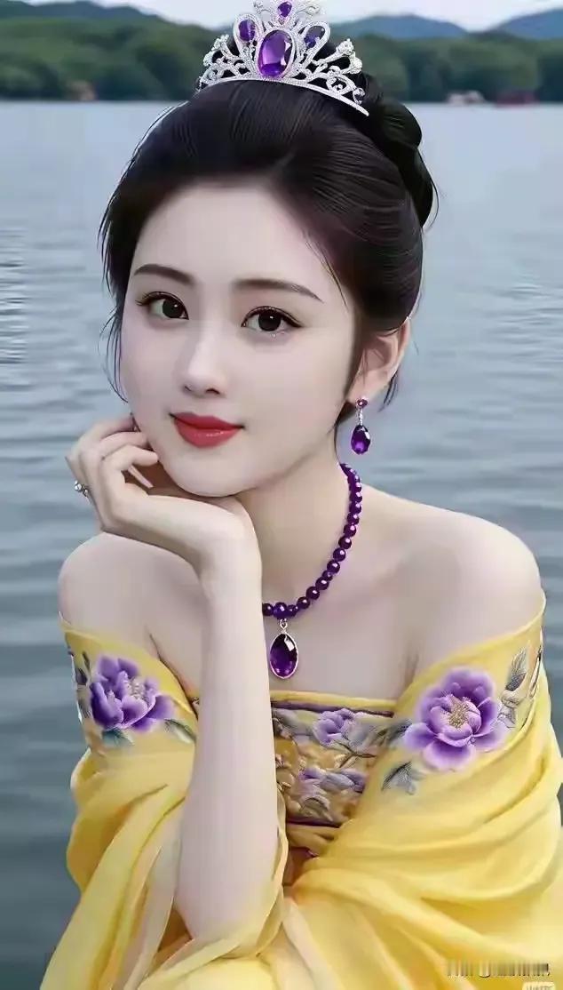 湖畔公主的梦幻时刻湖畔花漾少女 湖畔少女照 湖畔花漾公主 湖畔元气少女 湖畔花少