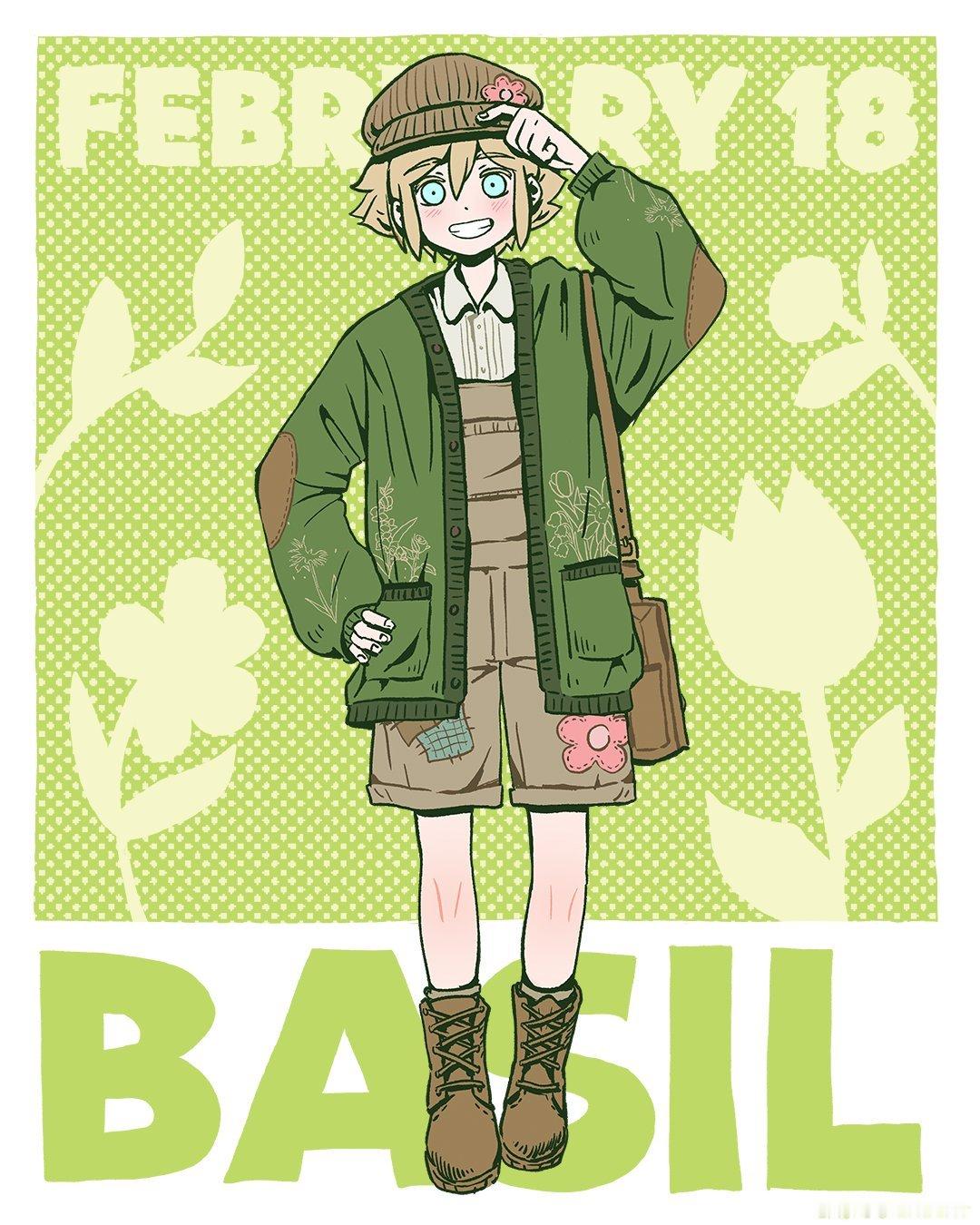 『OMORI』Basil 2025生日贺图 