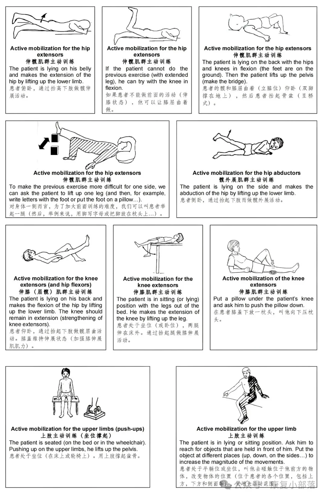 康复训练图