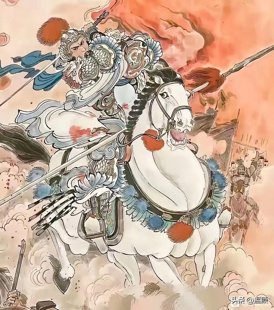 根据兵器和坐骑，你觉得这是哪位悍将？