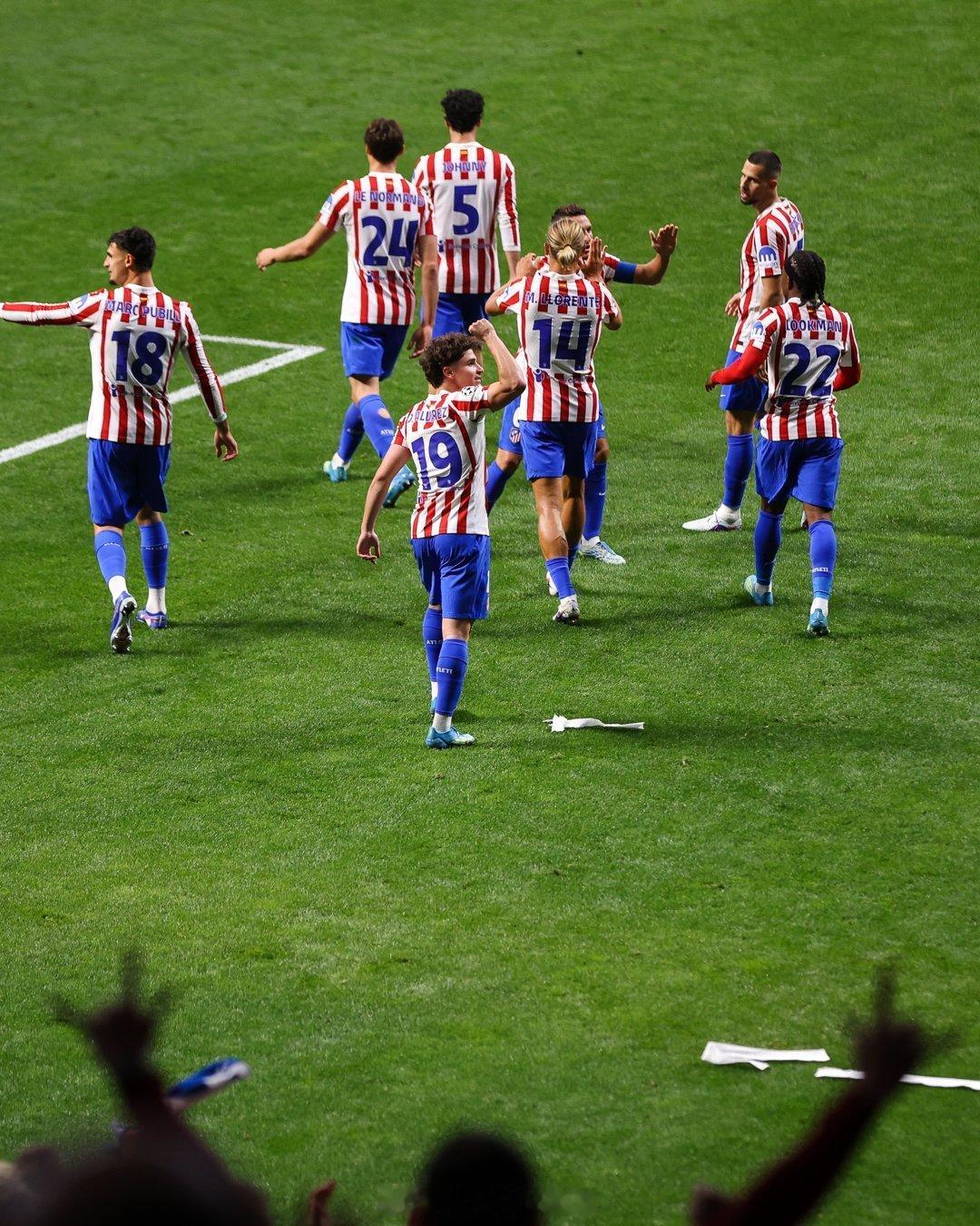 第二回合再分胜负 ✊AupaAtleti🔴⚪️马德里竞技  cr：马德里竞技俱