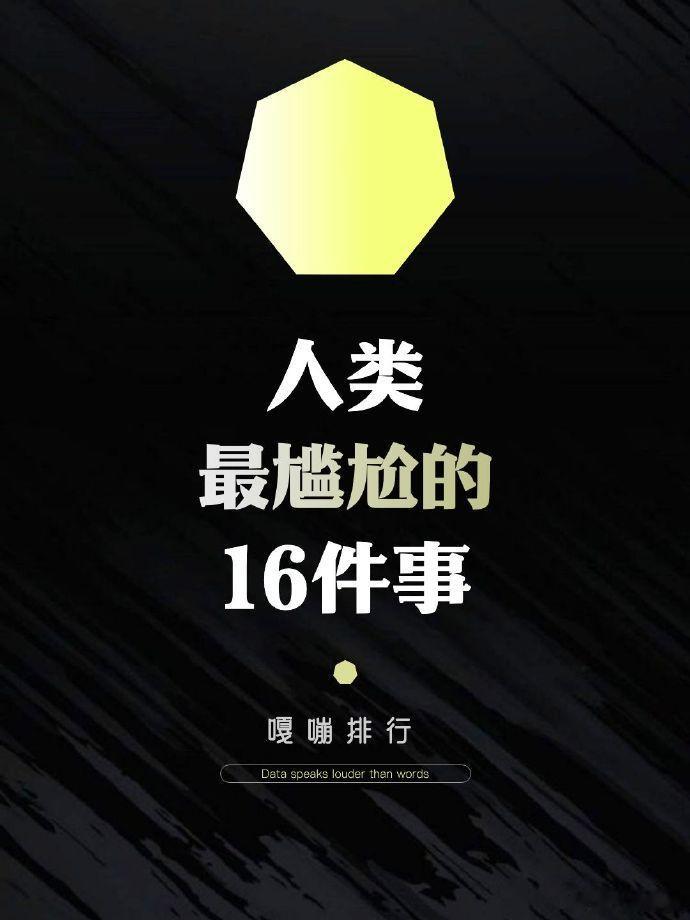 经历率最高的16件尴尬事，你经历过几种？ ​​​