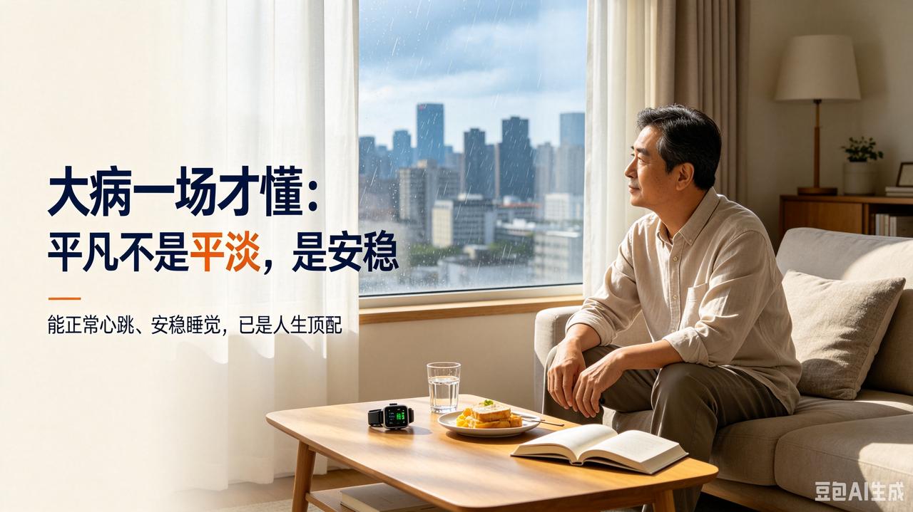 大病一场才懂：我们厌烦的日常，都是别人的奢望
 
没经历过心脏不适、没躺过病床，