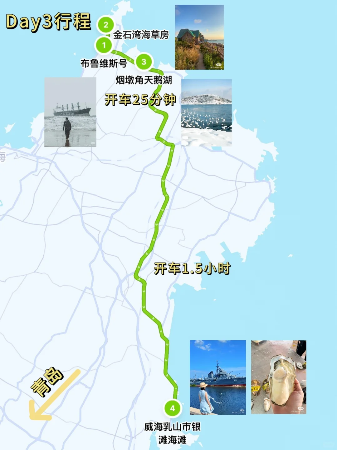 不是北海道去不起，而是威海更有性价比❗️