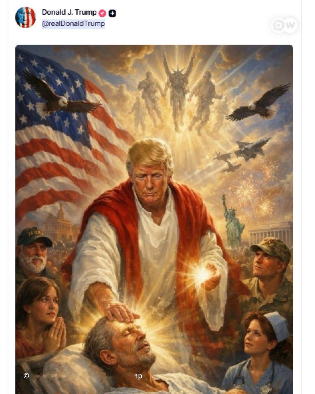 🔹一群人天天说神棍国家，神棍国家……🔹这个国家的总统，刚刚发帖“呼应”你们了