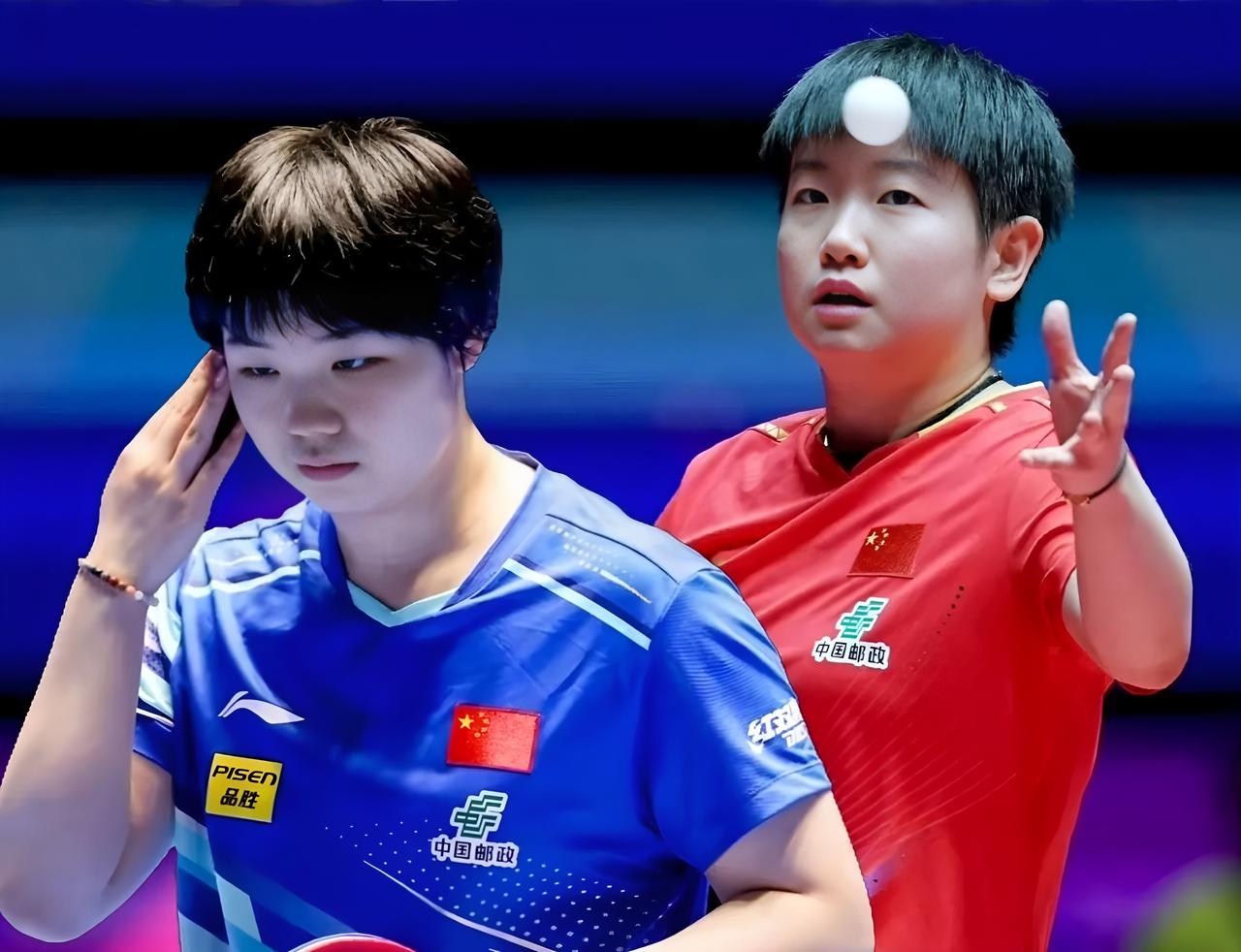 大丫头终于不敌小气囊，八分之一决赛，被被孙颖莎逆转翻盘，遗憾止步八强。论实力和速