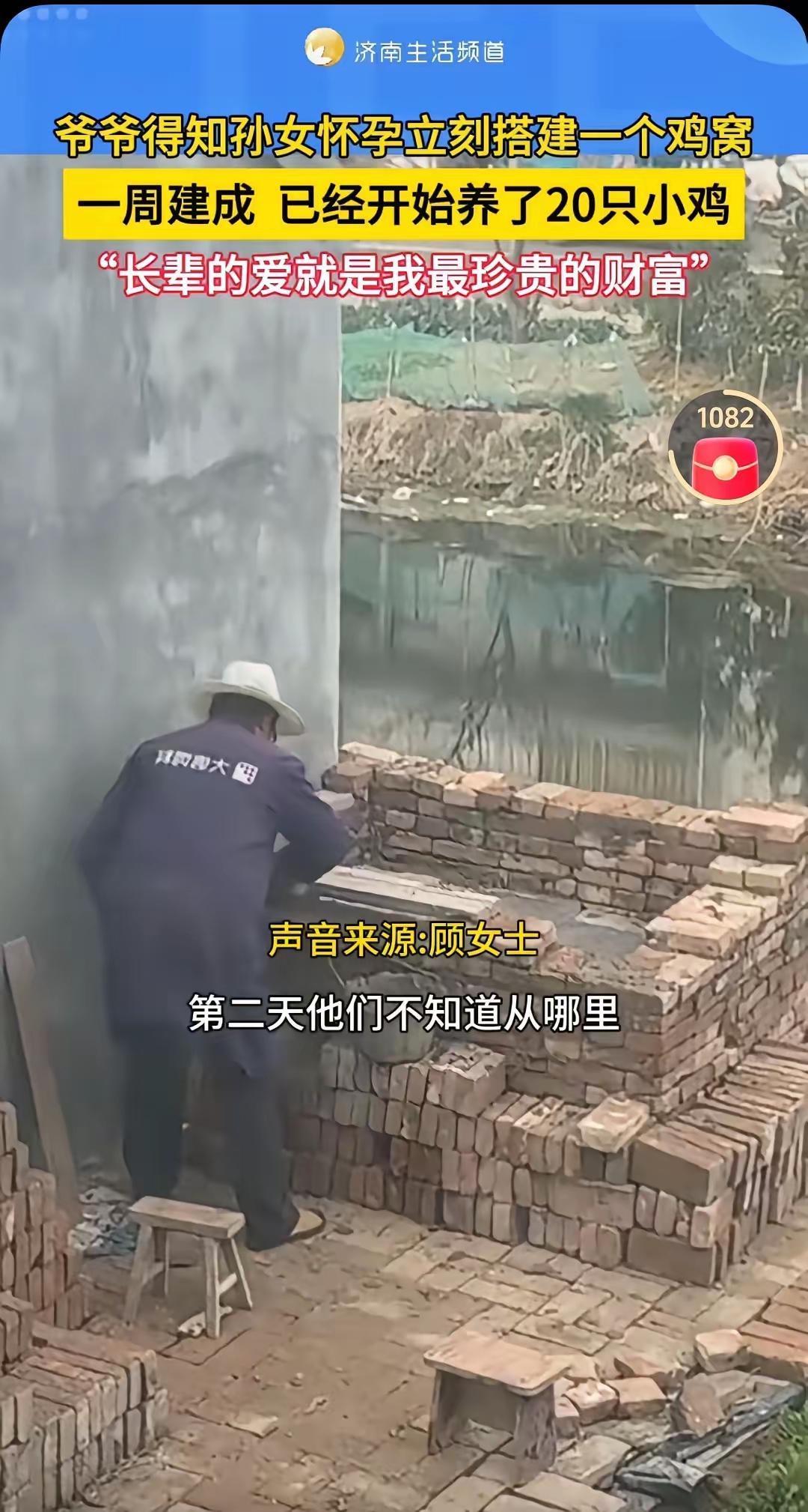 都说隔辈亲，真不是假的。顾女士年初检查出怀孕了，回老家看望爷爷奶奶的时候，就把这