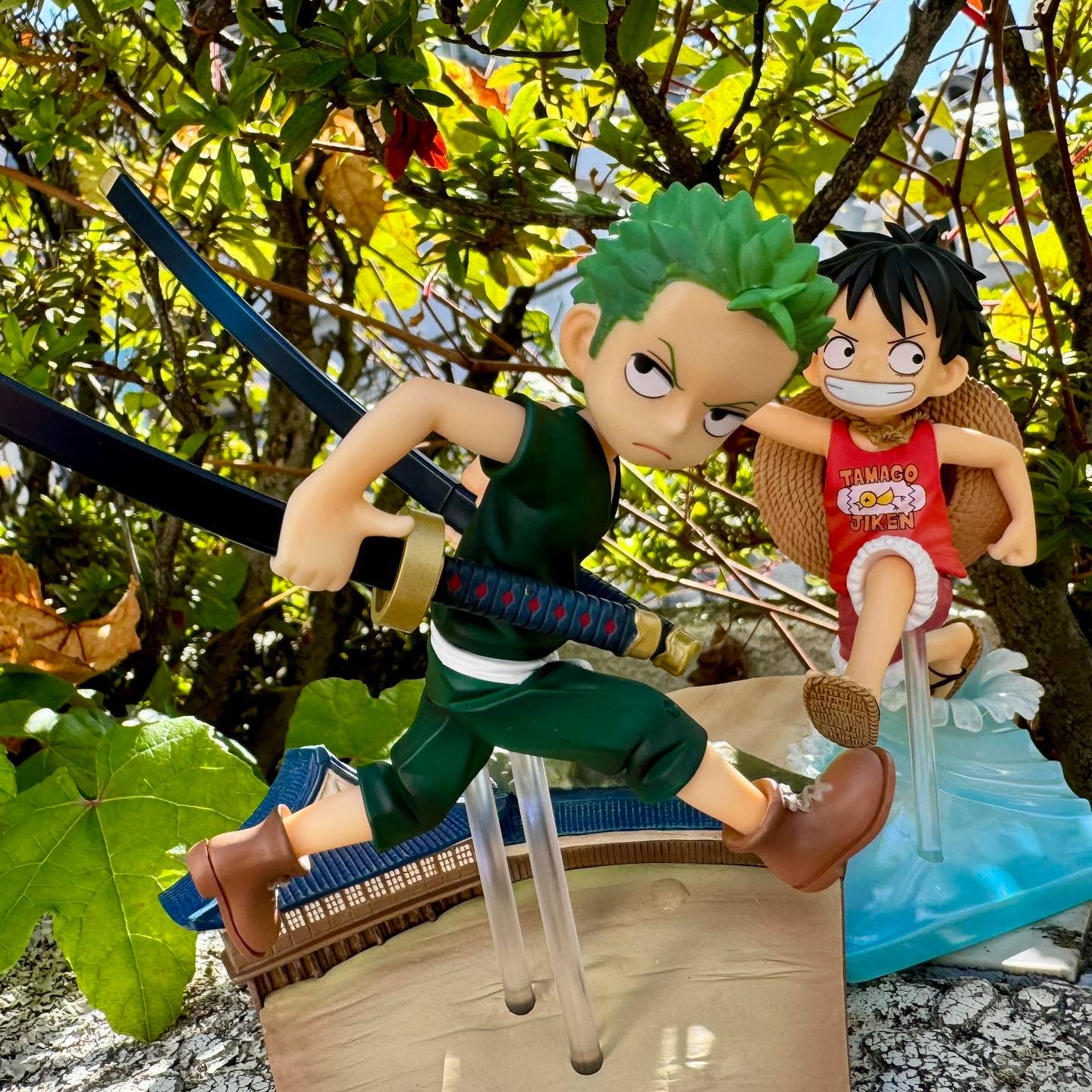海贼王这个童年奔跑RUN!RUN!RUN!系列手办！瞬间正能量满满了~~~[哇]