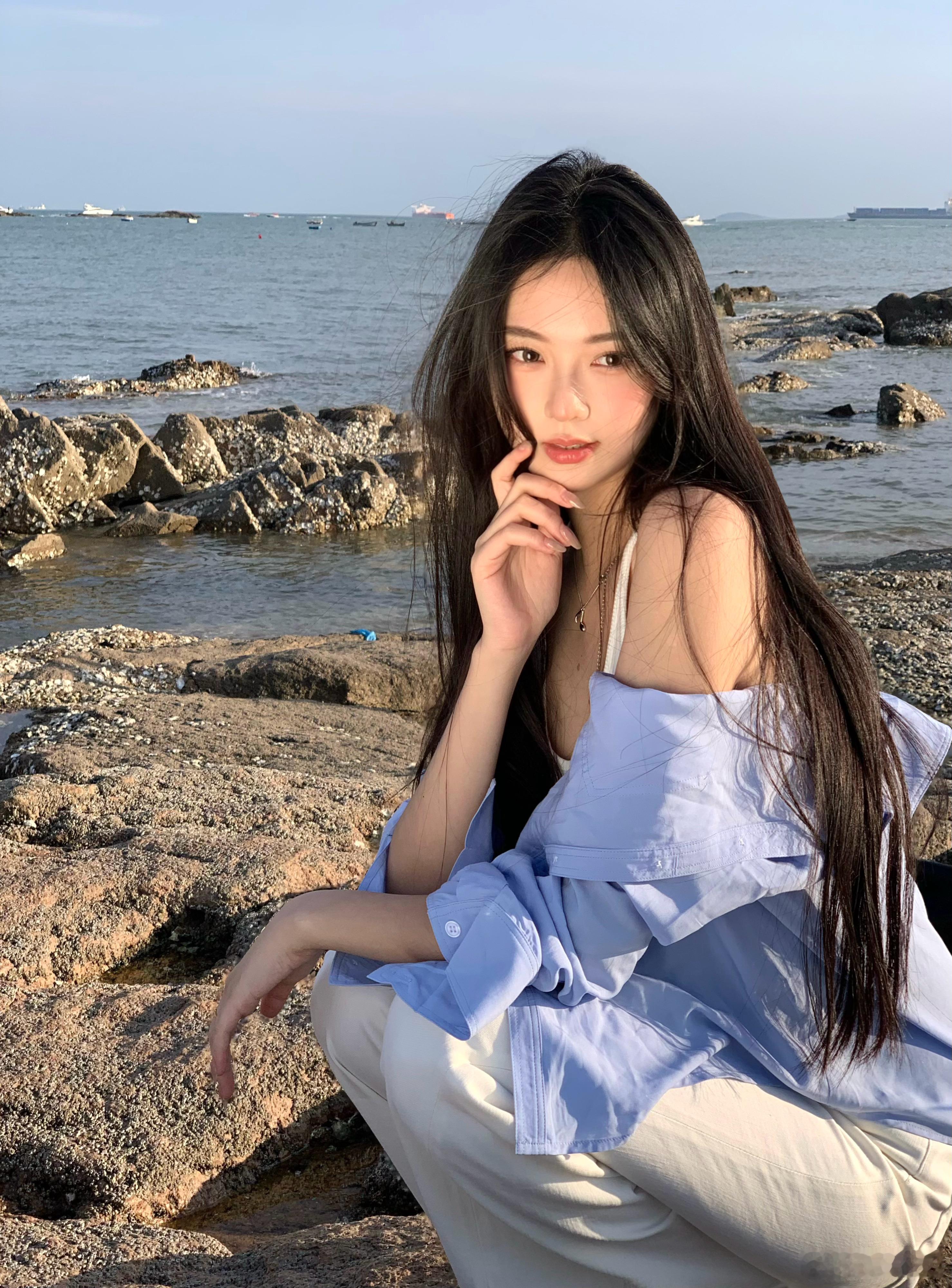蓝白配色真的好清爽🧊 ​​​