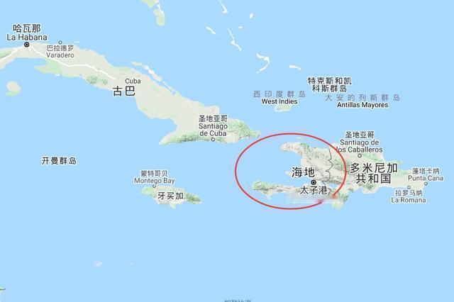 海地从地理位置上讲是个地地道道的南美国家，以前还以为是非洲的国家，因为人种都黑亮