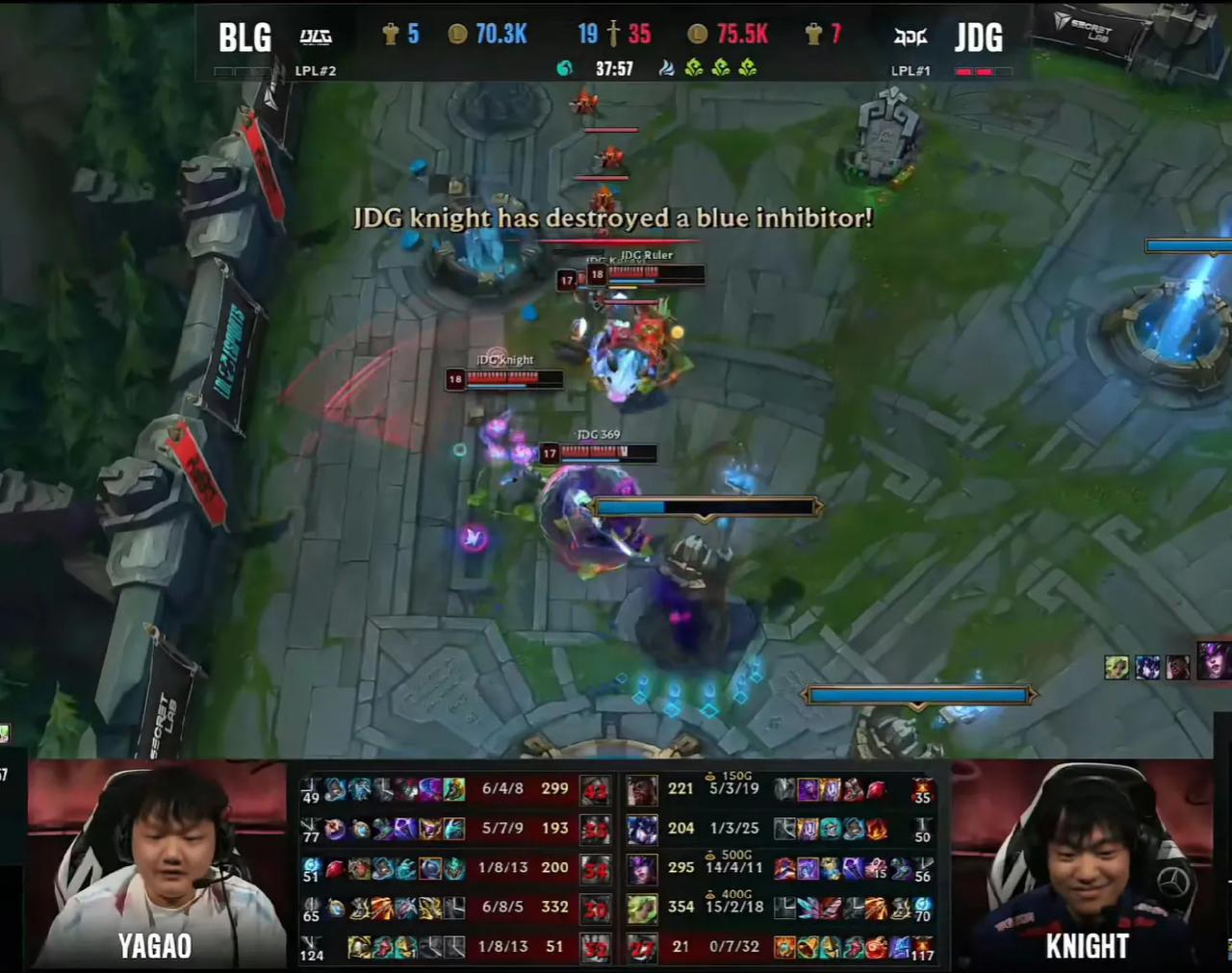 ELK又装了，又是下路二塔，这怕是要把亚运会名额打没了吧！

恭喜JDG3：0B