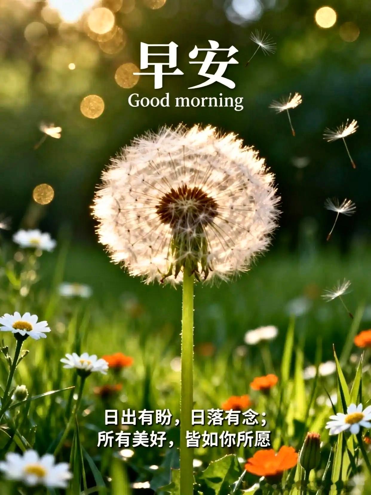 早安：每一个清晨，都是一次慷慨的重启键。请果断地将昨天的烦恼留在过去，从容地收起