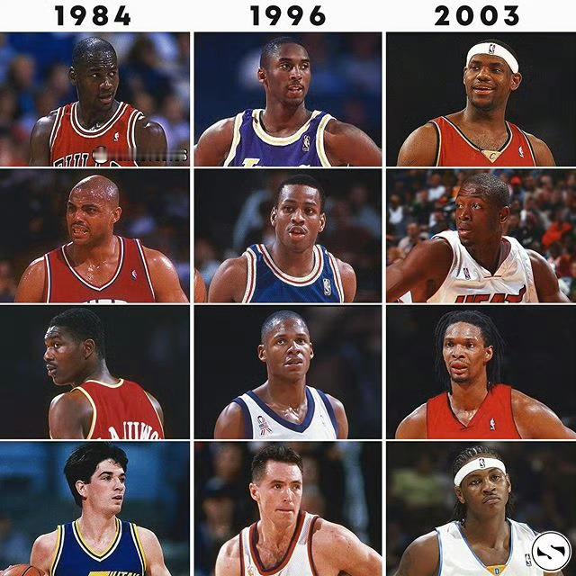 哪一届选秀是NBA历史上最伟大的选秀？84？  96？  03？NBA交易杨瀚森