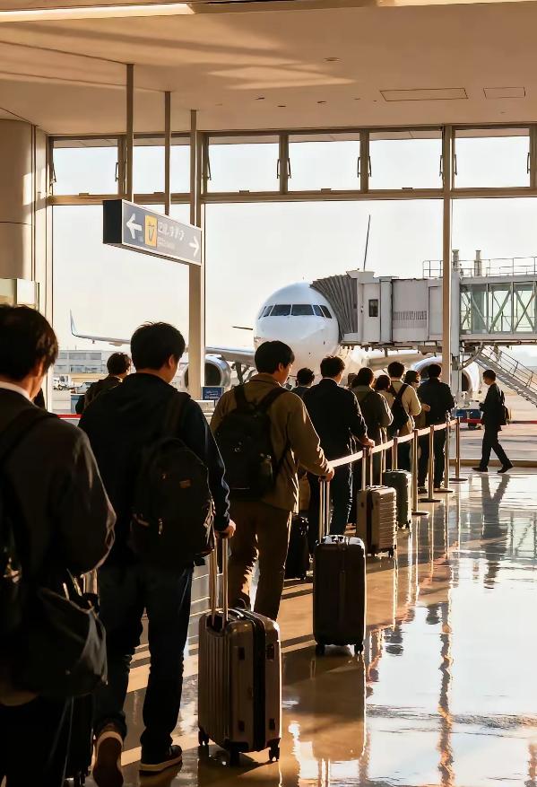 最近这几天，日本的各大机场里排队的，基本都是中国面孔。 没人慌乱，只是意识到：有