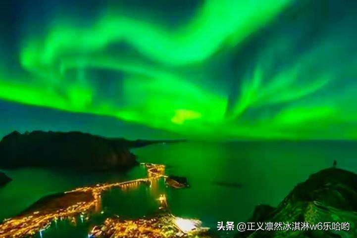 绚丽多彩的北极光是怎么形成的? 北极光那绚丽多彩的模样，就像天空中舞动的彩色绸带