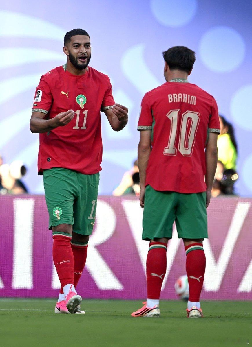 巴西vs摩洛哥Ismael Saibari & Brahim Diaz 