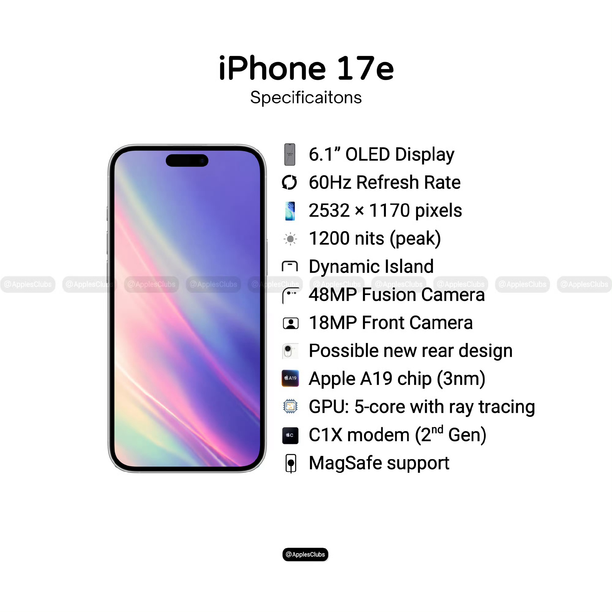 iPhone 17e用上了灵动岛+A19芯片老实说这个系列除了价格比其他iPho