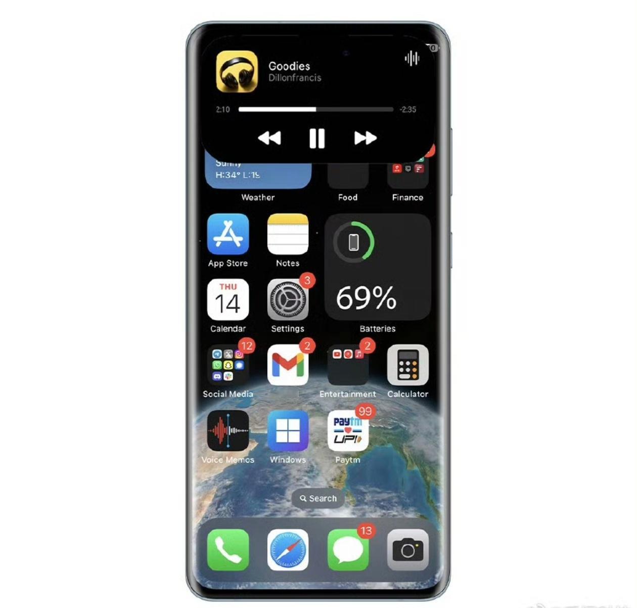 首款曲面iPhone你们有没有发现，苹果就爱和安卓反着干，安卓流行曲面屏的时候，