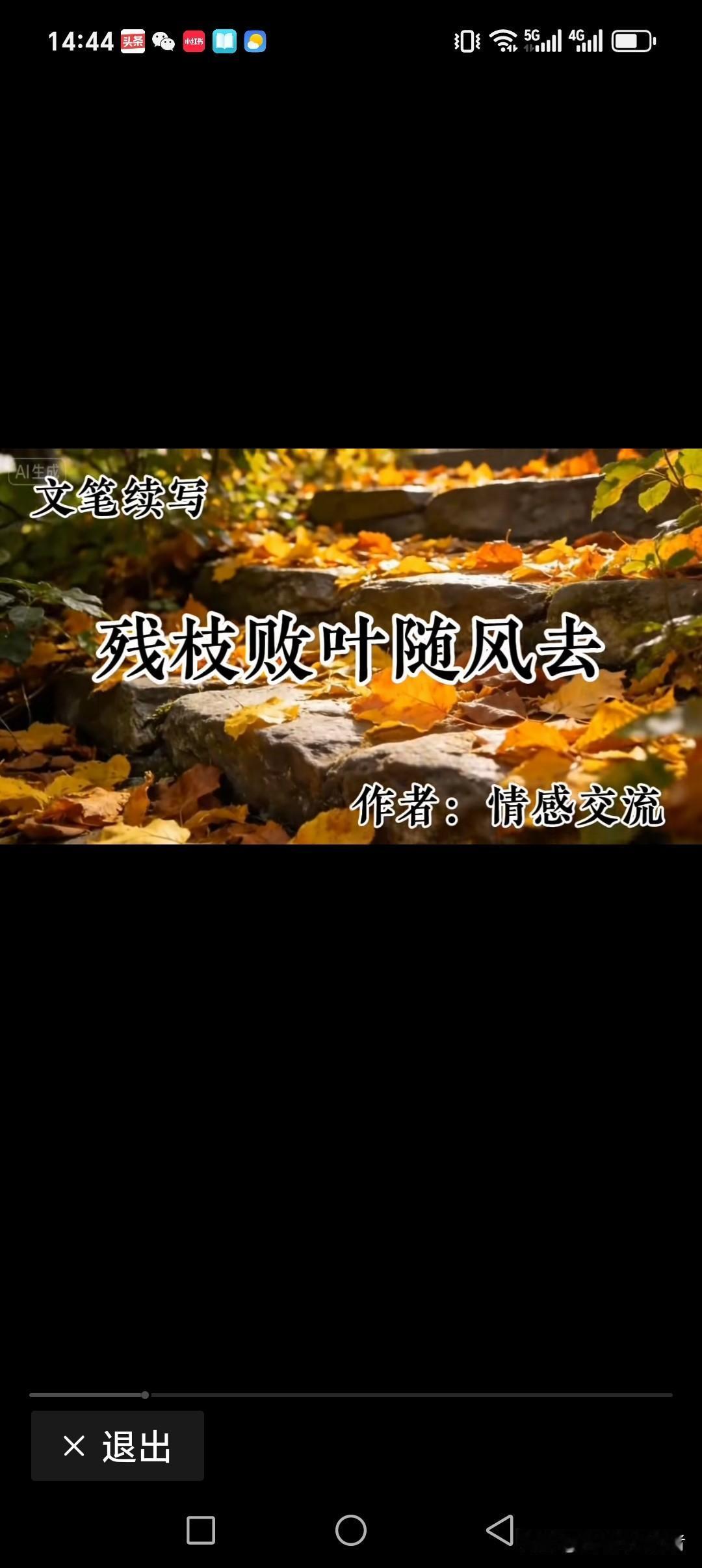 残枝败叶随风去
柳暗花明随时来