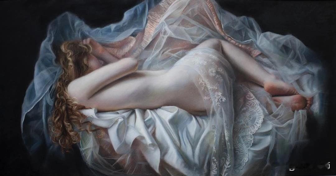 西方油画作品欣赏含蓄、优雅、冷傲[比心]