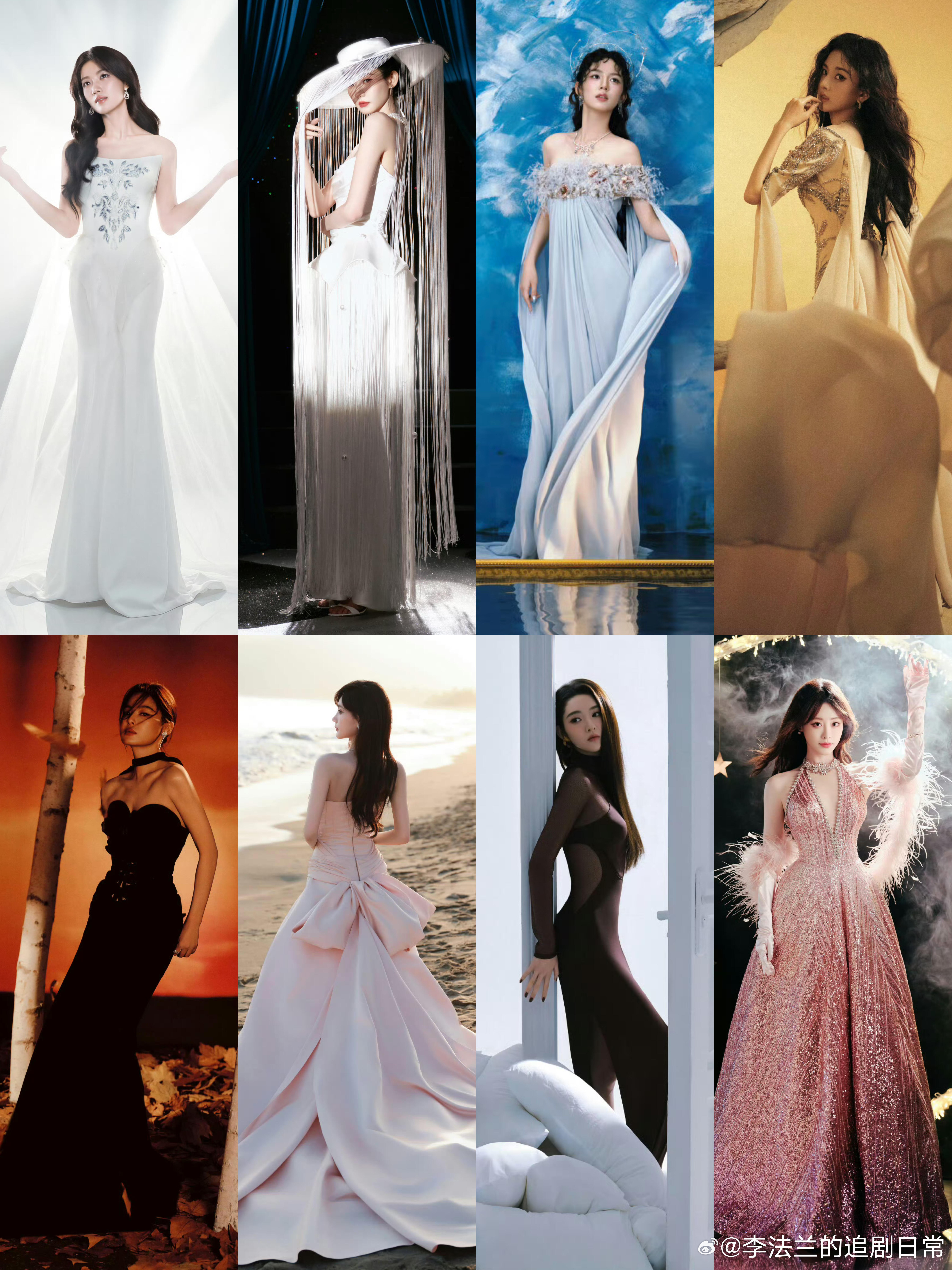 微博之夜红毯微博之夜出图&红毯👆———出发图（女明星）✅辛芷蕾✅王玉雯✅卢昱晓