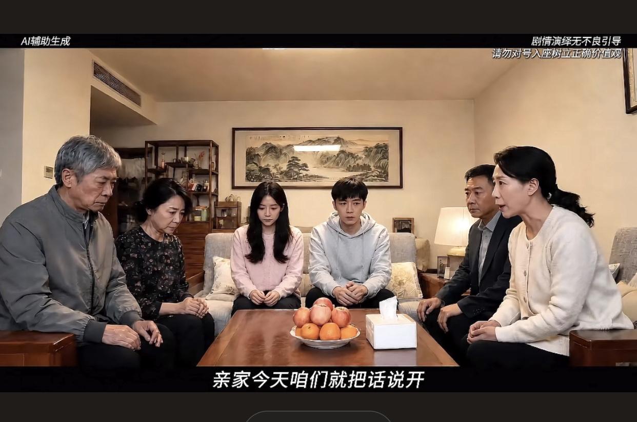 两亲家见面，终究把子女的婚事谈崩了。

两亲家见面那天，饭桌上的气氛从第一句话就