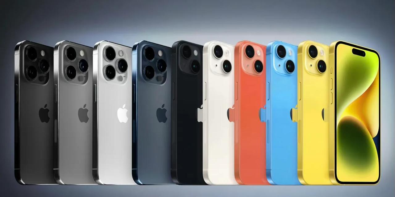 网传iPhone15系列的所有颜色，并且这次Pro版本终于要减重了，特别是超大杯