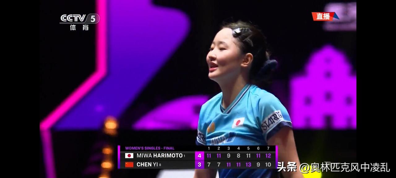 陈熠惜败，张本美和夺冠，只因正青春