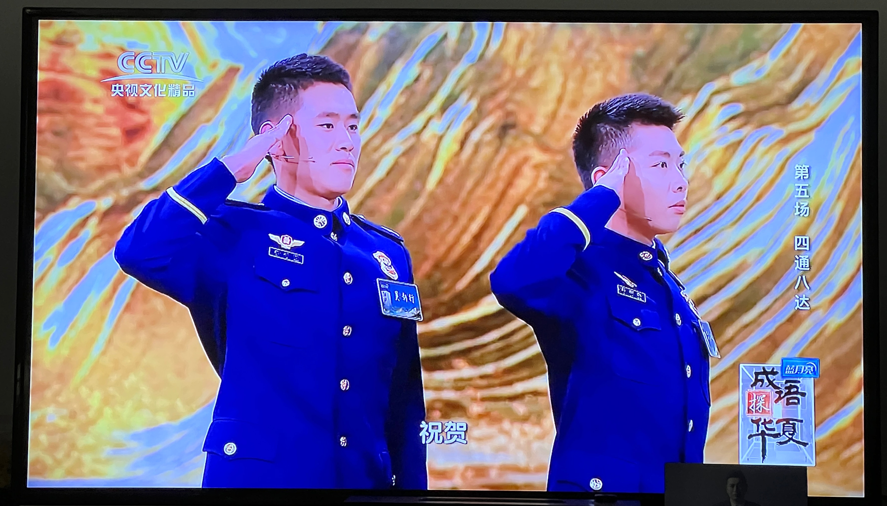 能文能武的蓝朋友，真帅 