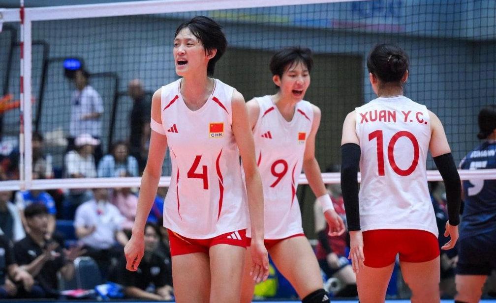 中国女排夺冠 U18女排亚锦赛：中国3-0零封韩国卫冕夺冠 拦网19-4碾压对手