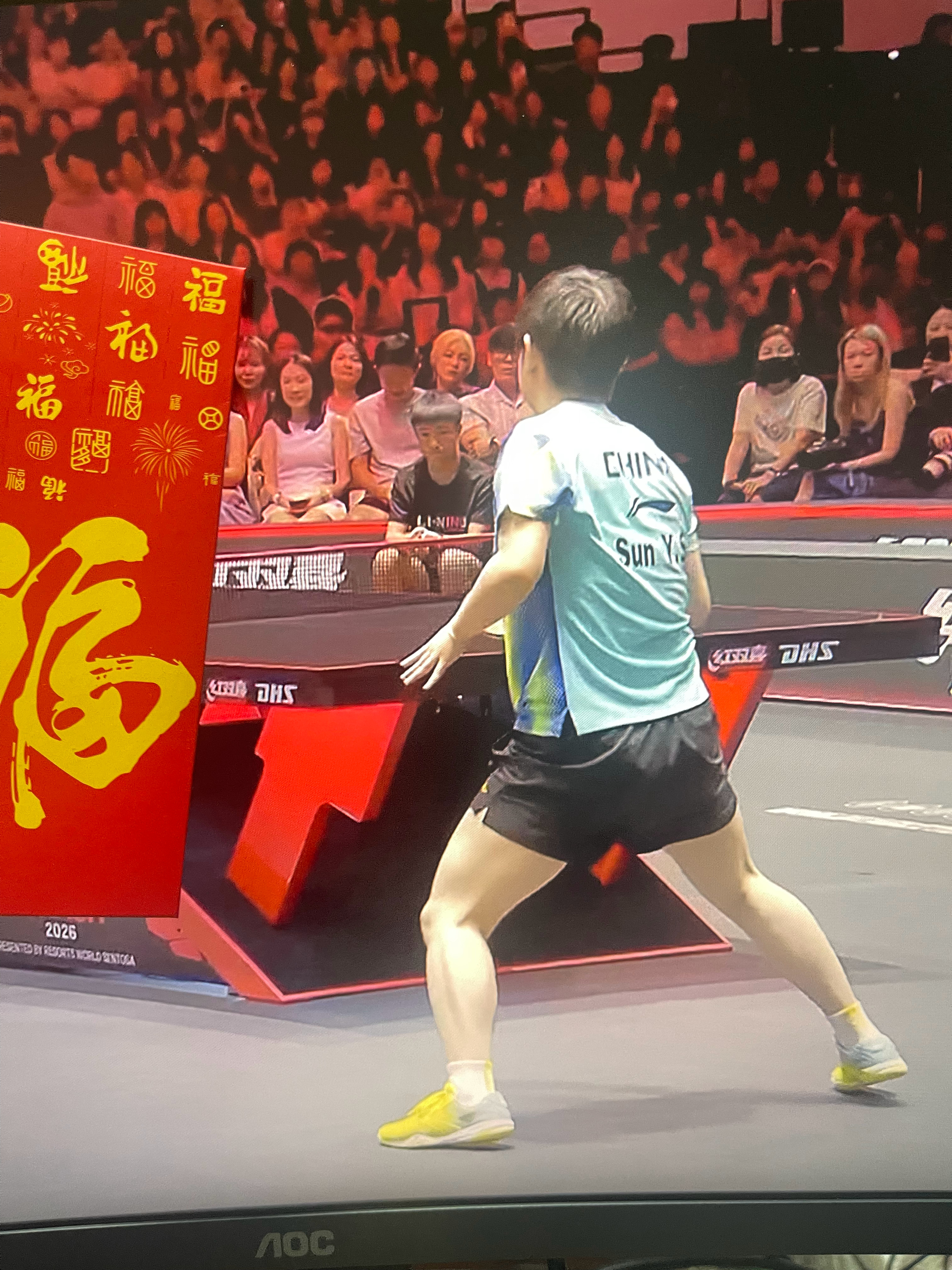 当乒乓遇到中国年孙颖莎vs早田希娜 莎莎，乒乓台前迎新春！愿你马年步伐灵动，相持