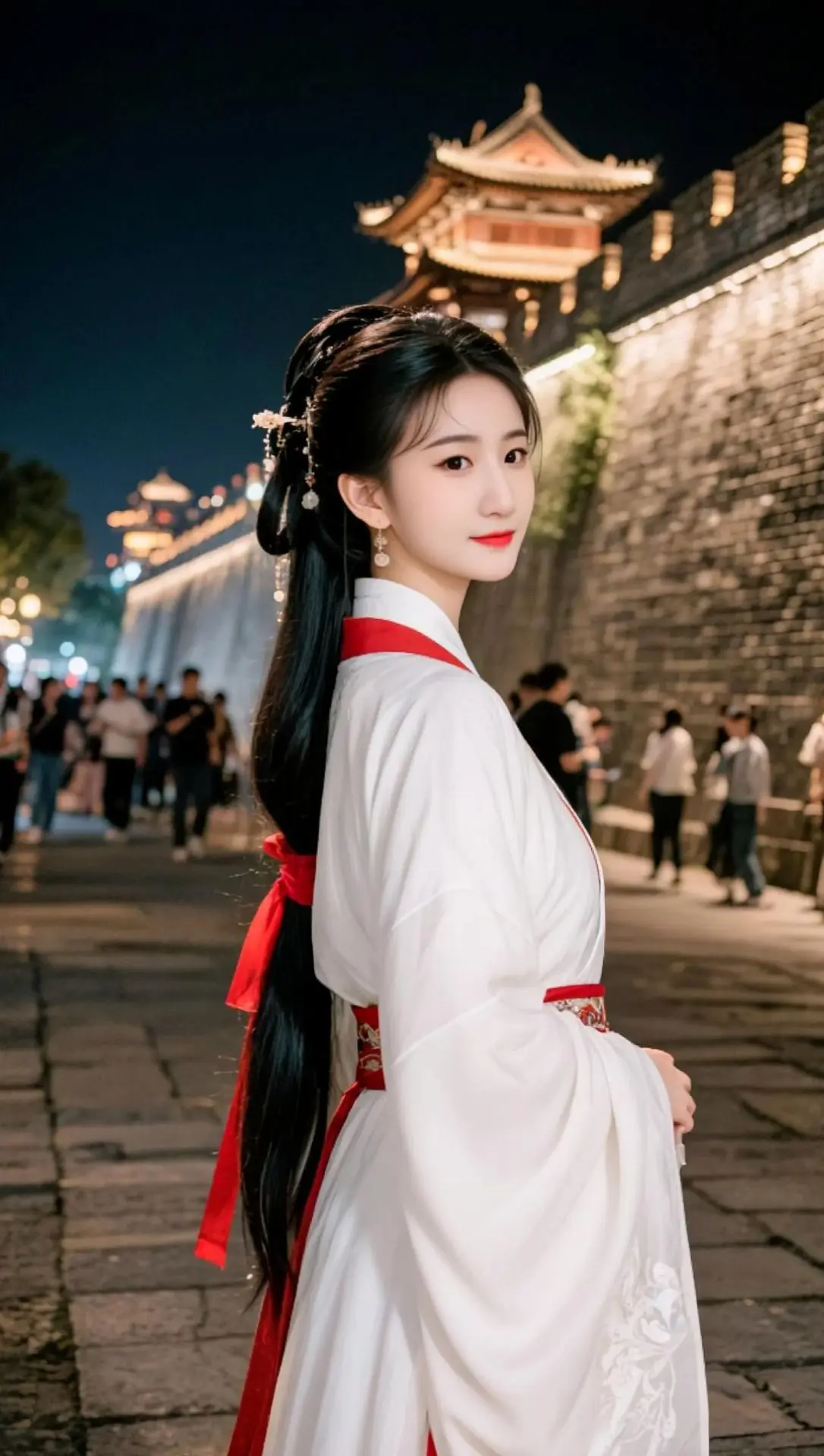 AI古城汉服照 ai创作
