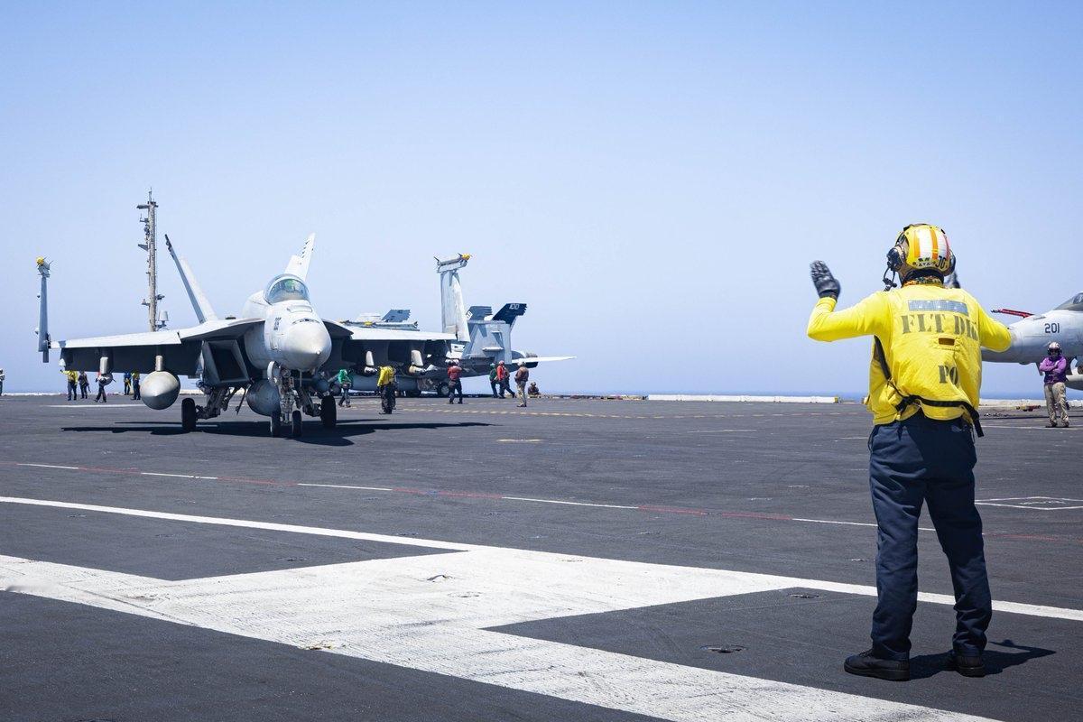 福特号航舰继续打击行动（红海）