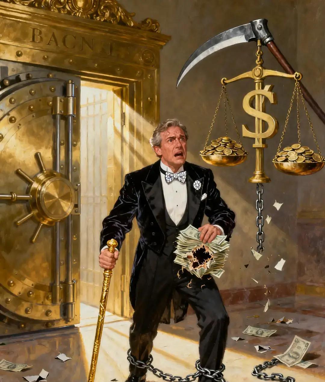 道义轮回，有钱人还债的时间到了，很多富人会被献祭！这话听着有点玄乎，甚至有点像爽