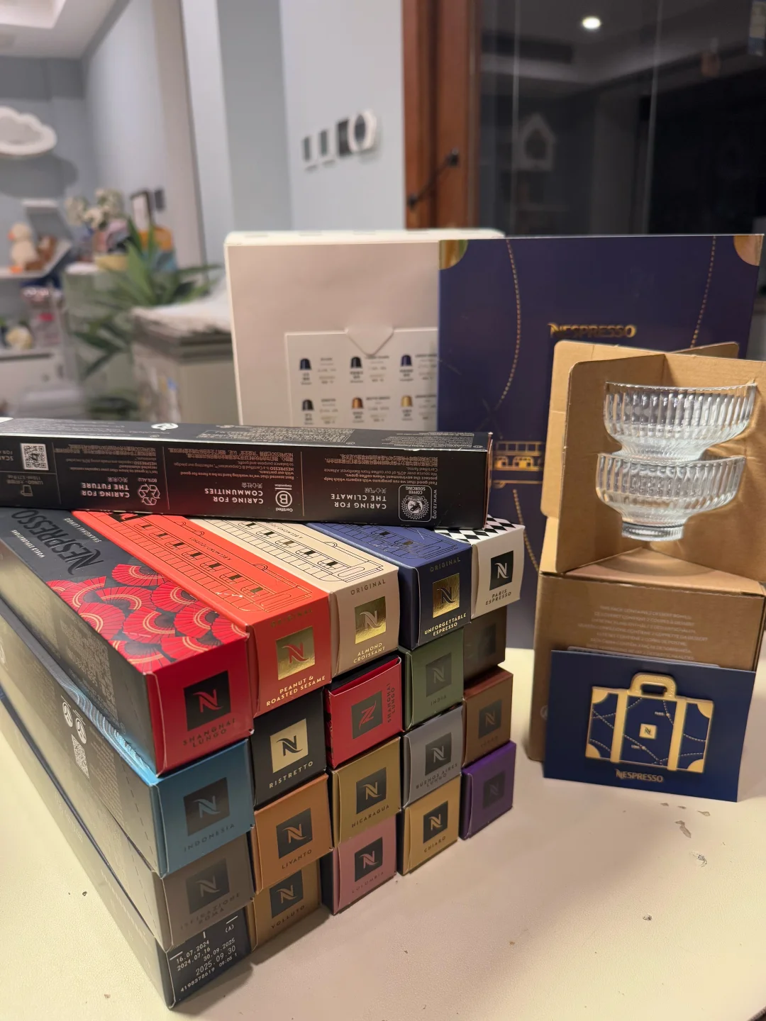 收到了特别的圣诞礼物，满满210颗咖啡胶囊