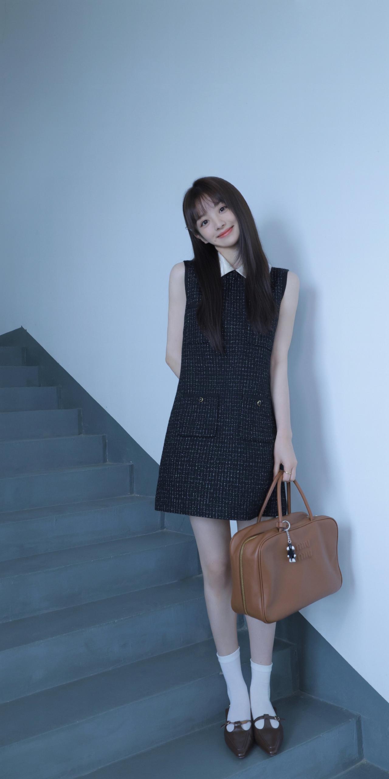 田曦薇夏日小清新穿搭写真壁纸图集 