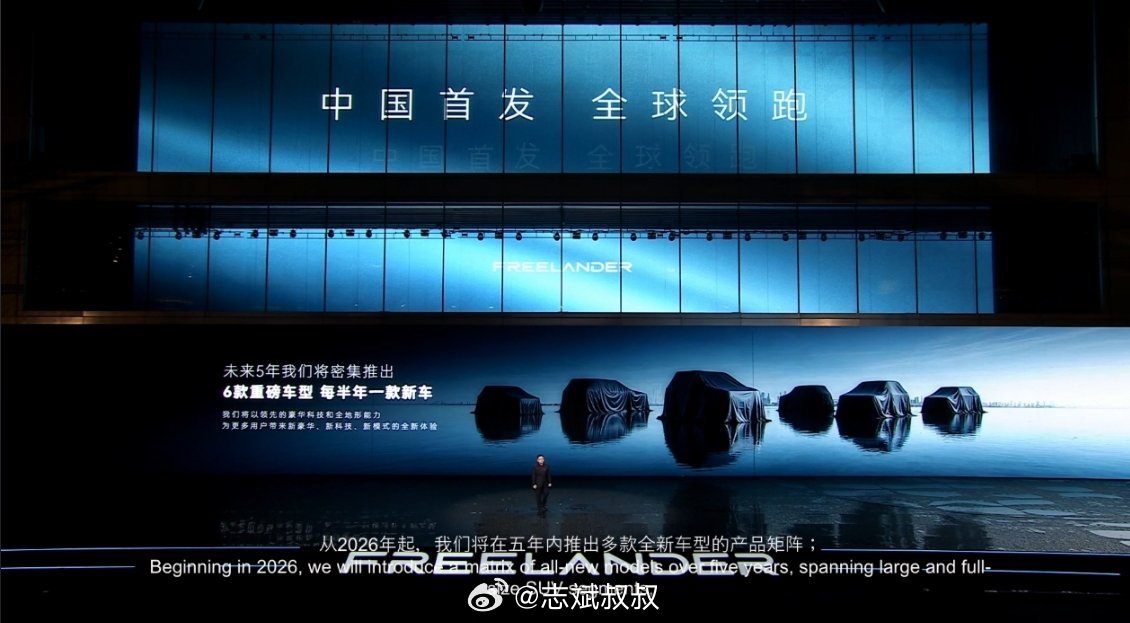 FREELANDER神行者未来五年时间，推出六款全新车型。第一款产品是今年下半年