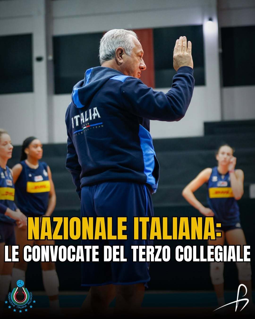 意大利女排第三次集训名单公布意大利女排国家队公布第三次集训营名单，本次集训将于4