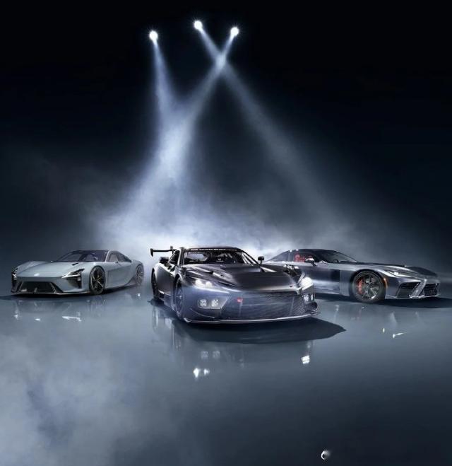 丰田今天一口气发布了3台猛男肌肉车，3台啊，而且都很夸张！先看这个纯电概念车雷克