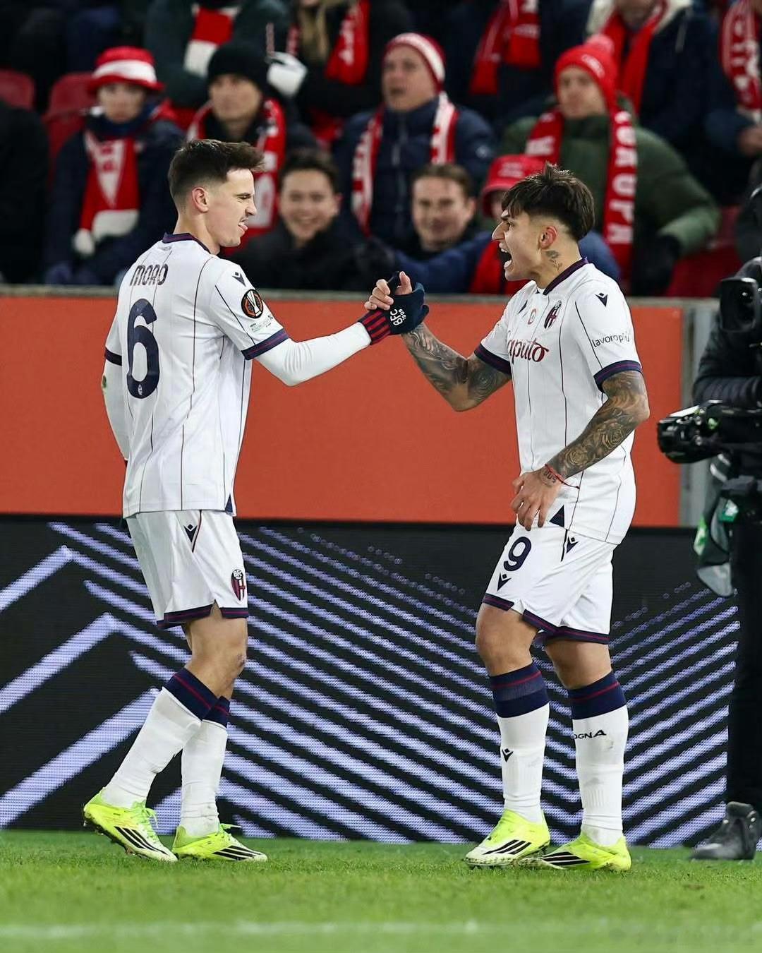 欧联杯淘汰赛附加赛首回合:博洛尼亚1比0胜布兰 