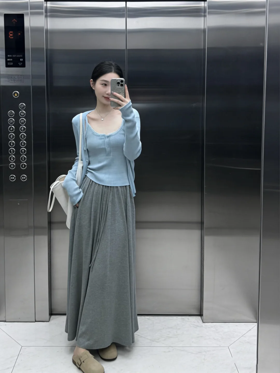 谁懂啊！蓝灰配色的温柔感～