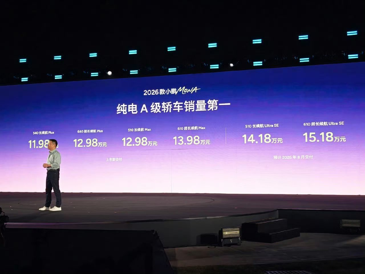 小鹏26款mona3看完了，给人的感受是年轻真诚车是由年轻团队打造的，专门为年轻