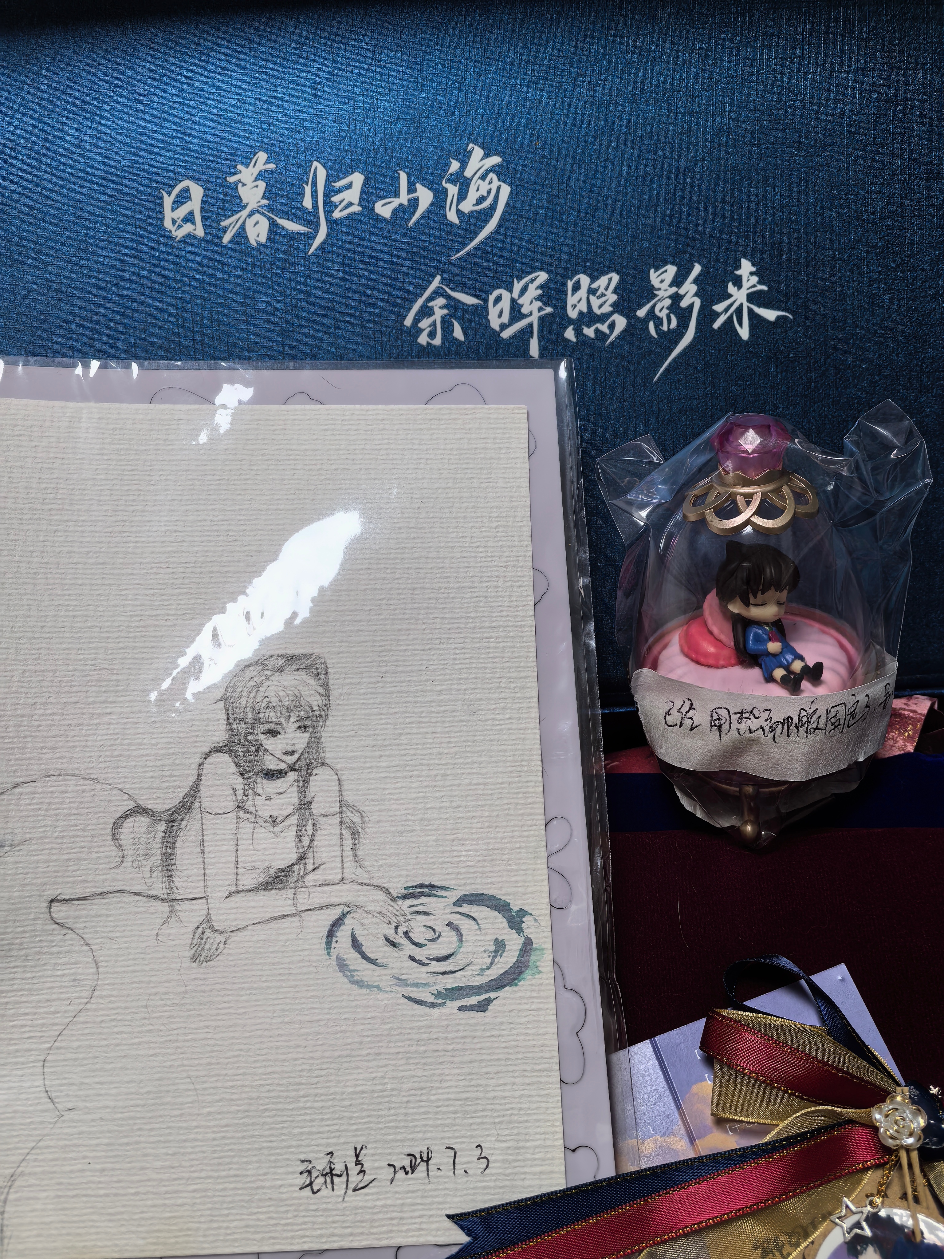 #毛利兰[超话]#夏老师画的and送的猫露露睡眠扭蛋果然看到猫露露我就会瞬间痴汉