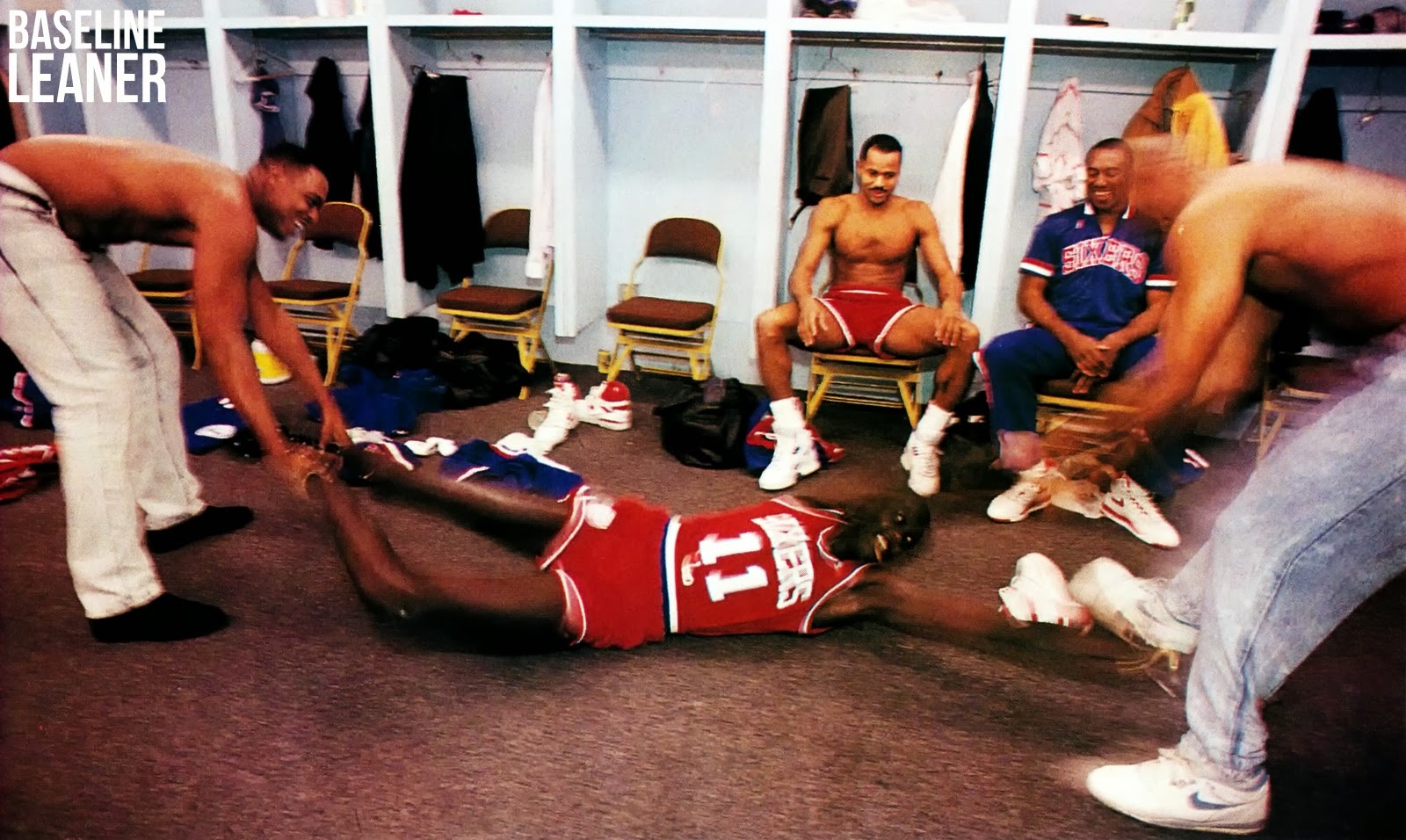Manute Bol 这身高体型完全可以当跳绳用 